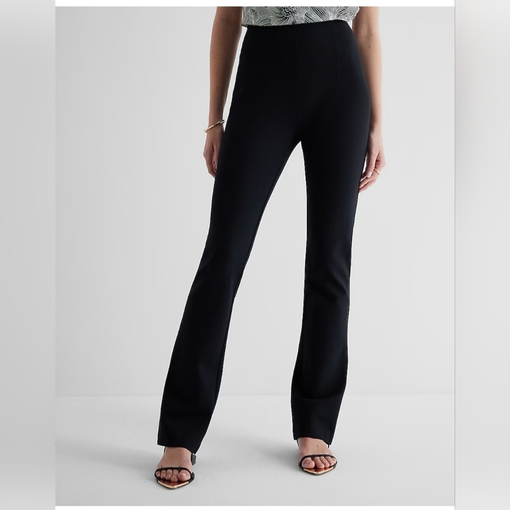 Columnist High Waisted Back Vent Skyscraper Pant
